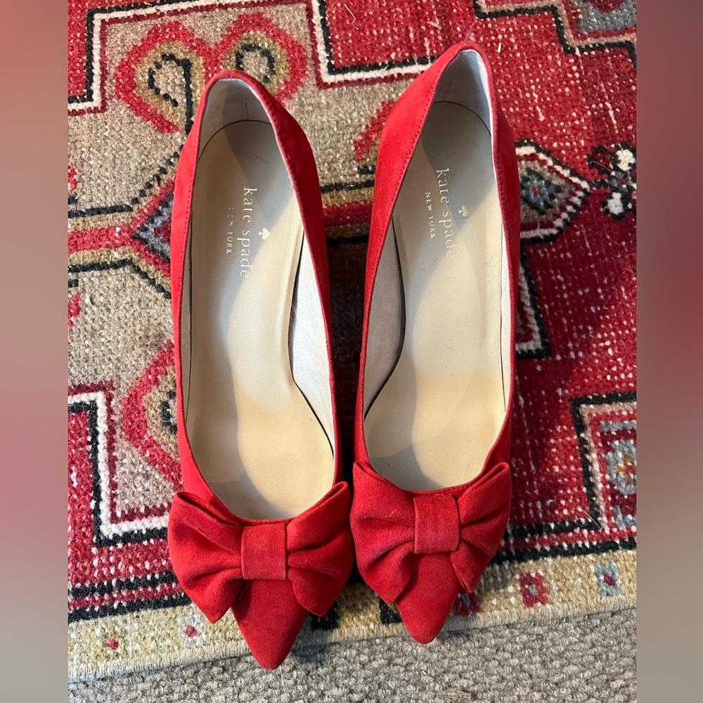 Kate Spade new women’s 8.5 size suede pumps